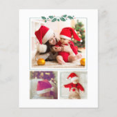 バジェットマイ初めてのクリスマスベビーフォトホリデーカード (裏面)