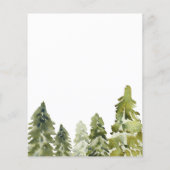 バジェットマウンテンズパイン婚約パーティ招待状 (裏面)