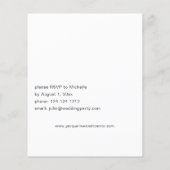 バジェットマグノリアホワイトフローラブライダルシャワー (裏面)