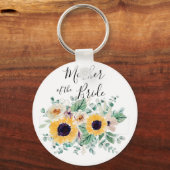 バジェットマザー新郎新婦カスタムギフトサンフラワー キーホルダー (正面)