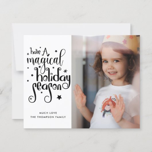 バジェットマジカルホリデーシーズン写真クリスマス (正面)