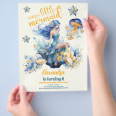 バジェットマジカルマーメイドバースデーパーティー チラシ (手)