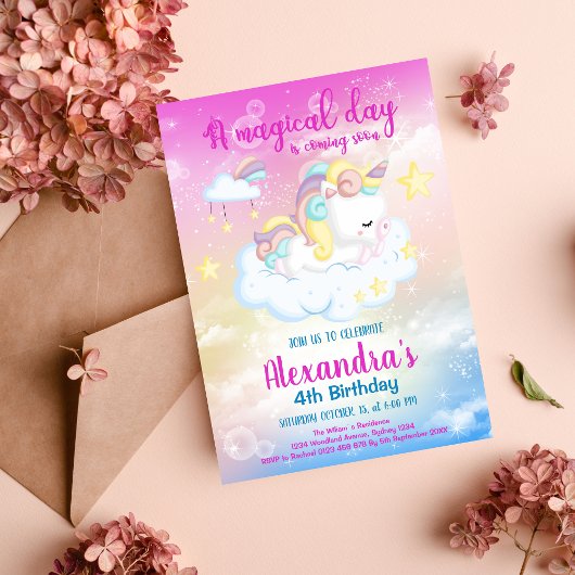 バジェットマジカルユニコーンレインボーバースデーパーティー