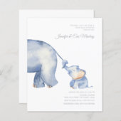 バジェットママとベビーゾウ赤ちゃんシャワー (正面/裏面)