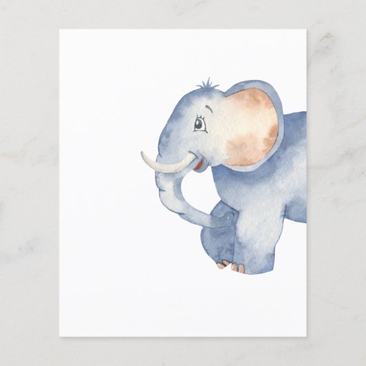 バジェットママとベビーゾウ赤ちゃんシャワー (裏面)