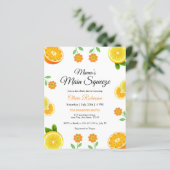 バジェットママズメインスクイーズ赤ちゃんシャワー招待状 (スタンド正面)