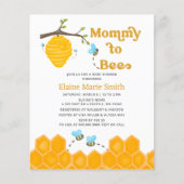 バジェットマムマビーベイビーシャワー招待状 (正面)