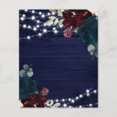 バジェットマルサラ&ネイビーの花素朴の発掘 (裏面)