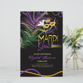 バジェットマルディグラス2022!!羽毛マスクビーズ (スタンド正面)