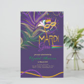 バジェットマルディグラス2022!!羽毛マスクビーズ (スタンド正面)