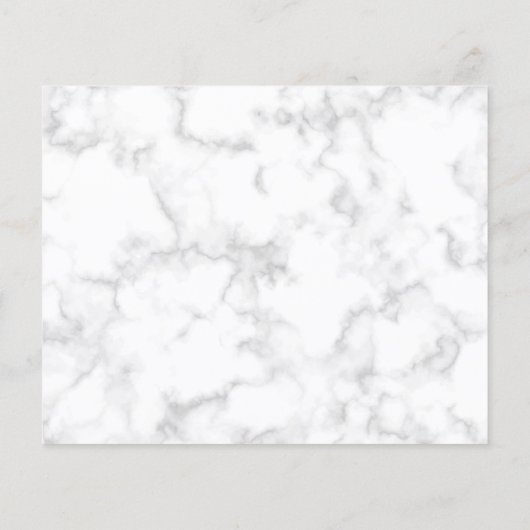 バジェットマーブルフォトお祝いオブライフ招待状 (裏面)