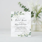 バジェットマーブルユーカリプトゥスブライダルシャワー招待 (スタンド正面)