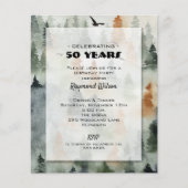 バジェットミスティフォレスト誕生日招待状 (正面)