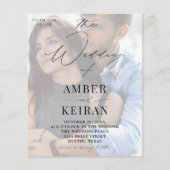 バジェットミスティ白いシェード結婚写真 (正面)