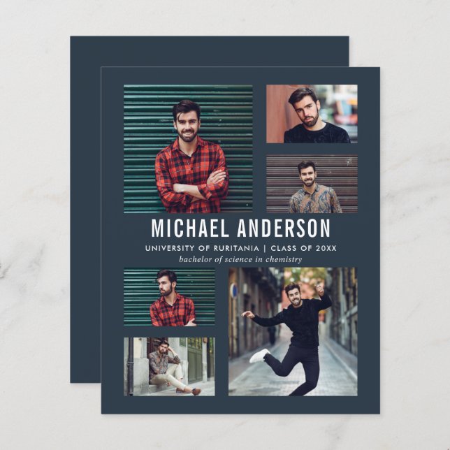 バジェットミッドナイト6フォトカルボードグラードパーティー (正面/裏面)