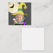 バジェットミニハロウィーンウィッチテンプレート ノートカード (正面/裏面)