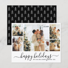 バジェットミニマリストコラージクリスマスホリデーフライヤー