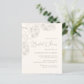 バジェットミニマリストハンドドロードプオニーブライダルシャワー (スタンド正面)