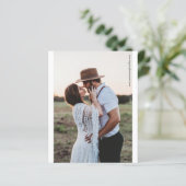 バジェットミニマリストブラック&ホワイトフォト結婚ズ (スタンド正面)