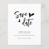 バジェットミニマルラベコンテンポラリールハート結婚ズ (正面)