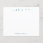 バジェットミニマル結婚ティール（緑がかった色）のカスタムありがとう (正面)