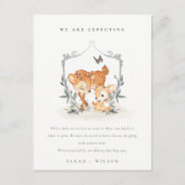 バジェットムームディアファウンフローラクレストベビー発表 ポストカード (正面)