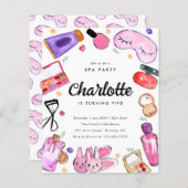 バジェットメイクアップガールズパジャマスランバースパ誕生日 (正面/裏面)