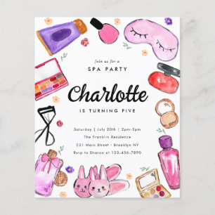 バジェットメイクアップガールズパジャマスランバースパ誕生日