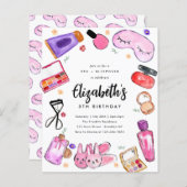 バジェットメイクアップガールズランバースリープバースパ誕生日 (正面/裏面)