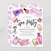 バジェットメイクアップパジャマガールズスランバースパ誕生日 (正面/裏面)