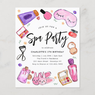 バジェットメイクアップパジャマガールズスランバースパ誕生日