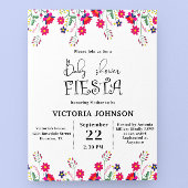 バジェットメキシコフィエスタベビーシャワーパーティの招待状