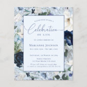 バジェットメモリアルブルーフローラお祝いオブ・ライフ チラシ (正面)