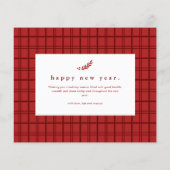 バジェットメリーの結婚した写真クリスマスカード (裏面)