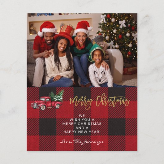 バジェットメリークリスマストラック&バッファローフォトH (正面)