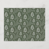 バジェットメリークリスマスフォトホリデーカード (裏面)