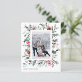 バジェットメリークリスマスフォトホリデー2024カード (スタンド正面)