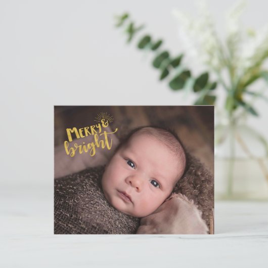 バジェットメリークリスマスブライト金箔の写真 (スタンド正面)