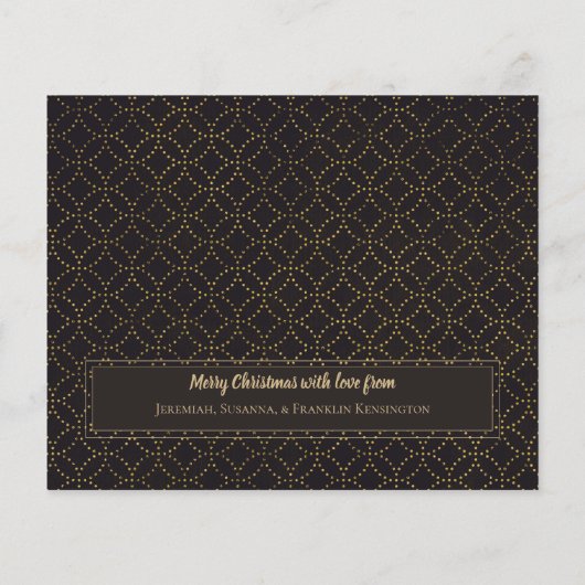 バジェットメリークリスマスブライト金箔の写真 (裏面)