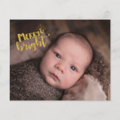 バジェットメリークリスマスブライト金箔の写真 (正面)