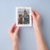 バジェットメリークリスマスホリデーグリーティングカード チラシ (手)