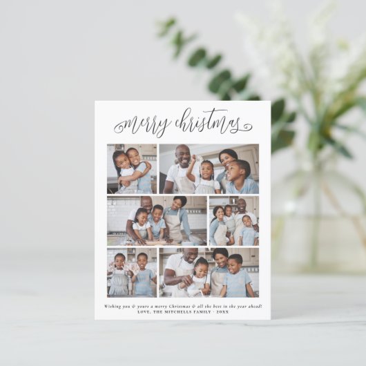 バジェットメリークリスマスレタリング6フォトホリデー (スタンド正面)