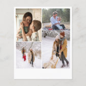 バジェットメリークリスマス数々の写真ホリデーカード チラシ (裏面)