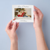 バジェットメリークリスマス&ストッキング写真 チラシ (手)