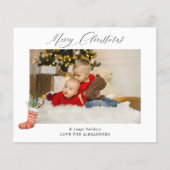 バジェットメリークリスマス&ストッキング写真 チラシ (正面)