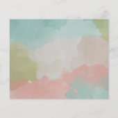 バジェットメリーブライト抽象芸術フォトホリデーカード (裏面)