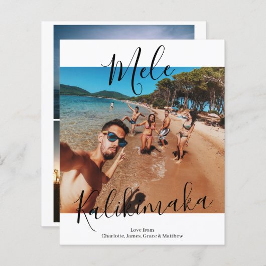 バジェットメレカリキマカパーソナライズされたクリスマス (正面/裏面)