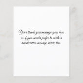 バジェットモザイクツリーサンキューカード (裏面)