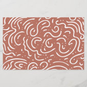 バジェットモダンアーチズテラコッタフォトホリデーカード (裏面)