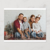 バジェットモダンイーレミニマリストMerry Christmas Photo (正面)